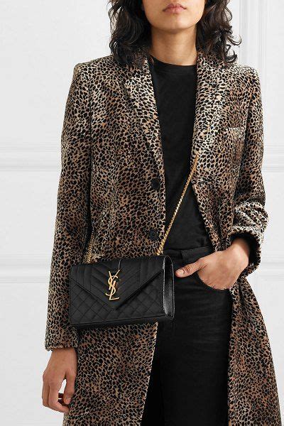 ysl envelope suede grey|SAINT LAURENT Envelope small quilted textured.